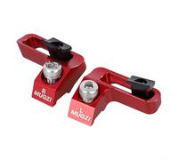 Adaptador de palanca de cambios de bicicleta para SRAM, convertidor de montaje de freno ISpec EV, soporte CNC de aleación de aluminio compatible con M4100 M6100 M8100 M9120 (rojo)
