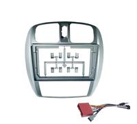 Adaptador De Panel 9 Pulgadas para Radio Android Y Tablero para Mazda 323 para Haima WEFOLCC(Plata,Frame Cable)