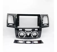 Adaptador De Panel De Radio De 9 Pulgadas para Toyota para Fortuner, para Hilux para Vigo (2007-2015). Montaje Autoradio(Black MT Frame)