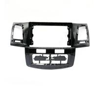 Adaptador De Panel De Radio De 9 Pulgadas para Toyota para Fortuner, para Hilux para Vigo (2007-2015). Montaje Autoradio(Black AT Frame)
