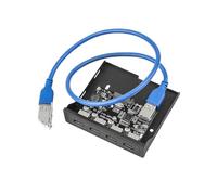 Adaptador de panel frontal USB 3.0 PCIE a tarjeta de expansión de 4 puertos para transferencia rápida de datos PCIE a adaptador USB