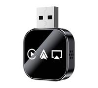 Adaptador de pantalla de coche, adaptador de espejo de pantalla de coche, dongle Plug and Play sin retraso, para conducción urbana diaria, viajes de larga distancia, llamadas, asistencia de