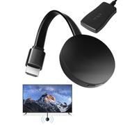 Adaptador de pantalla HDMI inalámbrico, 4K 1080P WiFi para dispositivo de transmisión de TV, compatible con Miracast DLNA y Airplay para Android/iOS/Windows/Mac OS/HDTV/proyector, Plug and Play y baja