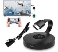 Adaptador de pantalla HDMI inalámbrico, 4K HDR pantalla duplicada Dongle Wifi HDMI adaptador conector, 1080P streaming de sonido de vídeo multimedia, compatible con Android/IOS/Windows/Mac/Proyector