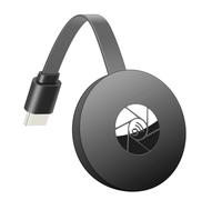 Adaptador de pantalla inalámbrico, 2.4GHz Miracast HDMI Dongle inalámbrico WiFi, reproductor multimedia con receptor Dongle HDMI 1080P para dispositivos iOS/Android, proyector, monitor