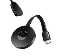Adaptador de Pantalla Inalámbrico 4K, Dongle HDMI Miracast/Airplay y DLNA/Soporte 1080P 2.4G, Compatible con iOS 8+/ Android 5.0+, Mac/Windows 7+/ Chromecast, TV, Proyector, Monitor