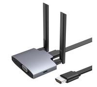 Adaptador de pantalla inalámbrico - Adaptador de dongle de pantalla HDMI inalámbrico de 1080p, transmisor HDMI inalámbrico, extensor HDMI inalámbrico, Plug and Play, para laptop, PC, smartphone a