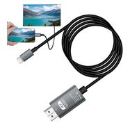 Adaptador de pantalla USB C de 4 K60 Hz - Enlace del cable del convertidor HDTV, conector de salida AV digital | Accesorio de transmisión de alta resolución, transmisor de monitor ultra transparente c