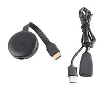 Adaptador de Pantalla WiFi 1080P, Adaptador Dongle de Pantalla Portátil con Interfaz Multimedia HD para Teléfono, Tableta y Portátil