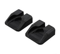 Adaptador de pedal de bicicleta sin clip para pedales Wahoo que se convierte en pedales de plataforma regulares, diseño doble antideslizante, construcción de plástico para un uso duradero (negro)