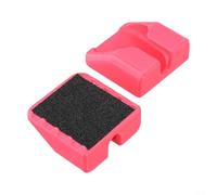 Adaptador de pedal de clic para bicicleta para pedales Wahoo, plataforma de plástico con doble protección antideslizante, borde de diente de sierra y superficie mate, fácil montaje, 60 x 60 x 23,5 mm