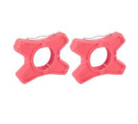 Adaptador de Pedal para Bicicleta, Soporte Plano Antideslizante de ABS para Bicicleta de Carretera, Plataforma Hexagonal Antideslizante para Pedales con Control y Comodidad (Rosa)