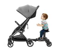 Adaptador de pedal para cochecito de bebé, accesorios para cochecito, tabla de paseo, apto para todos los cochecitos, adecuado para niños de 3 a 7 años, capacidad de carga máxima de 25 kg