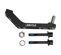 Adaptador de pinza de montaje plano para ciclismo de carretera a soporte de freno de disco de montaje de poste Convertidor FM a PM de aluminio para uso de 140 mm 160 mm (rueda trasera de 140 mm)