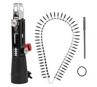 Adaptador de Pistola de Clavos de Cadena, Pistola Automática de Tornillos, Juego de Cadena de Taladro Eléctrico Equipo de Apriete de Tornillos Herramienta de Carpintería para Placa de Yeso