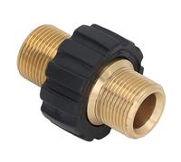 Adaptador de Pistola de Lavado a Presión, Adaptador de Lavado a Presión de 5000 PSI que Fácilmente con Empuñadura de Goma para Uso Industrial (Macho M22 Agujero Interior 14mm a