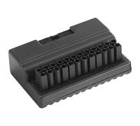 Adaptador de Placa Base de Adaptador Masculino de 24 Pines a 24 Pines, Transmisión sin Pérdidas, Pasadores Sólidos, Articulación Giratoria de 90 Grados para la Placa Base ATX,