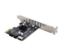 Adaptador de Placa Base VL805 5Gbps Tipo e USB 3.1 Panel Frontal Hembra y USB 2.0 una PCI-E 1X Tarjetas Express