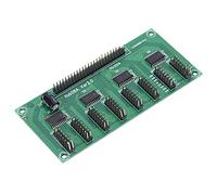 Adaptador de Placa controladora LED, Pines chapados en Oro, Tarjeta de conversión de concentrador de Rendimiento Estable para de Control de Pantalla LED, 12,5 x 6 cm