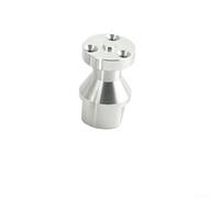 Adaptador de placa de brida de amoladora angular de aleación de aluminio para roscas M10 y M14, soporte de disco de montaje seguro con diseño de agujero único o triple para ruedas de corte (3 agujeros