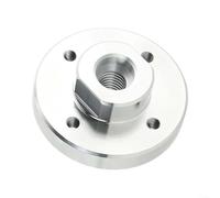 Adaptador de placa de brida de amoladora angular de aleación de aluminio para roscas M10 y M14, soporte de disco de montaje seguro con diseño de agujero único o triple para ruedas de corte (50 mm -10