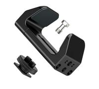 Adaptador de placa de liberación rápida, abrazadera de montaje de banco de energía con almohadilla de silicona, montaje de zapata fría, agujero de 1/4 pulgadas, durabilidad de sistemas de liberación