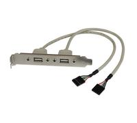 Adaptador De Placa De Puerto USB A Femenino De 2 Puertos StarTech.com