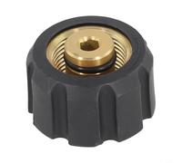 Adaptador de plástico M22x1.5 entrada hembra G 1/4 salida hembra para lavadora de alta presión para manguera de lanza con sellador de rosca recomendado (OP-324-(M22-G1/4))