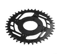 Adaptador de plato de transmisión 104BCD para motores BBS01 G340, soporte de aleación de acero para reemplazo de plato de bicicleta eléctrica (1 adaptador con plato 34T)