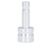 Adaptador de polos prisma de aleación de aluminio 5/8-11 para estación total GPS/RTK y topografía, 24,8 mm de diámetro, resistente a la corrosión y tecnología de precisión