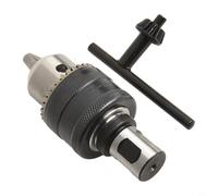 Adaptador de portabrocas de 3/4 pulgadas a cono B16 con rosca 1/2-20UNF, juego de 3 piezas para herramientas Weldon y General Shank Tools, incluye llave y 1.5-(B)