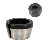 Adaptador de portabrocas de alta resistencia de 6 mm, 6,35 mm, 8 mm, para máquina de grabado con tuerca, enrutador eléctrico, caja de herramientas High B