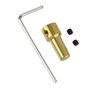 Adaptador de portabrocas de grado industrial de 3,17 mm para mandriles de precisión JTO Base de latón de mecanizado de componentes de herramienta eléctrica