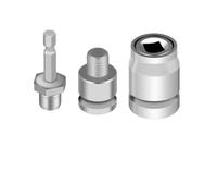 Adaptador de portabrocas eléctrico para taladro de martillo, 3 piezas, portabrocas de aluminio, púa eléctrica, cincelado de pared, ranura de apertura manual, martillo perforador