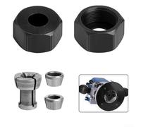 Adaptador de portabrocas M17 con tuerca, diseñado para enrutador de madera y máquinas de grabado (10 x 8)