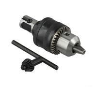 Adaptador de portabrocas para vástago Weldon de 3/4 pulgadas que se convierte a cono B16 con rosca de 1/2-20UNF para taladros de torno y destornilladores (2)