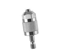 Adaptador de Portabrocas SDS Plus a Hexagonal 1/2" (13mm) - Compatible con Bosch, Makita, Dewalt, Hilti - Acero de Alta Resistencia- Plata