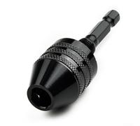 Adaptador de portabrocas sin llave, convertidor de vástago hexagonal de 1/4 pulgadas, para soporte de brocas eléctricas, adaptador de broca de cambio rápido, para convertir el destornillador de