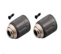Adaptador de portabrocas sin llave de 1,27 cm para DHP484 para DDF484 para DDF446 para DDF482 para DDF482, pieza de repuesto de herramienta convertidora resistente 766027-7 (2 piezas)
