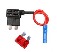 Adaptador de portafusibles automotriz de 12 V con conector de línea externa para una fácil gestión de circuitos (A)