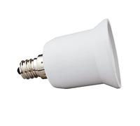 adaptador de portalámparas Adaptador E12 a E26, casquillo de rosca candelabro, adaptador ampliador, convertidor, E12 a casquillo de rosca mediana, E26.