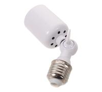 Adaptador de Portalámparas E27 Flexible de Cerámica y Hierro, Ángulo de | Instalación sin Herramientas, Extensión Versátil, para Bombillas LED y Cajas Empotradas, Blanco