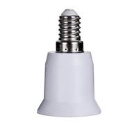 adaptador de portalámparas Paquete de 5 adaptadores E14 a E26 E27 for lámpara de araña, convertidor de casquillo E14 a casquillo mediano E26 E27