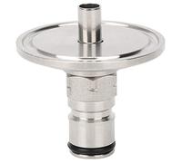 Adaptador de Poste de Gas de 1.5 in, Conector Tri Clamp a Ball Lock, Accesorio para Cerveza Artesanal sin Soldadura con Junta de Silicona Grado Alimenticio para Fermentadores y Bar