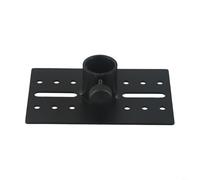 Adaptador de poste de trípode de montaje de metal de 35 mm con tapa superior giratoria para soporte de altavoz DJ y PA que ofrece un ajuste seguro y dirección de sonido flexible