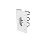 Adaptador de poste hikvision de acero blanco - ds-1475zj-sus