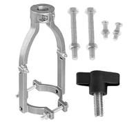 Adaptador De Prensa De Taladro Para Taladro Manual - Soporte De Fijación De Acero | Convertidor De Brocas Para Orificios Cuadrados, Accesorio De Mortaja De Espiga | Accesorio De Soporte De Alineación