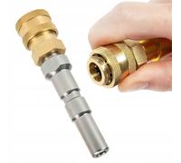 Adaptador de presión - Rápido 1/4" | Acero inoxidable + latón | para Nilfisk