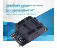 Adaptador De Programador RT809H, Programación De Alto Voltaje, Adaptador QFP80, Interfaz ICSP Serie, Paralelo De Alta Velocidad Para Recuperación De Datos