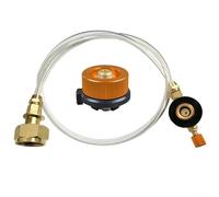 Adaptador de propano, Adaptador de botella de gas propano, Adaptador de botella de gas para estufa de camping, Adaptador de recarga de gas, Manguera de llenado de cocina, Para estufa de gas